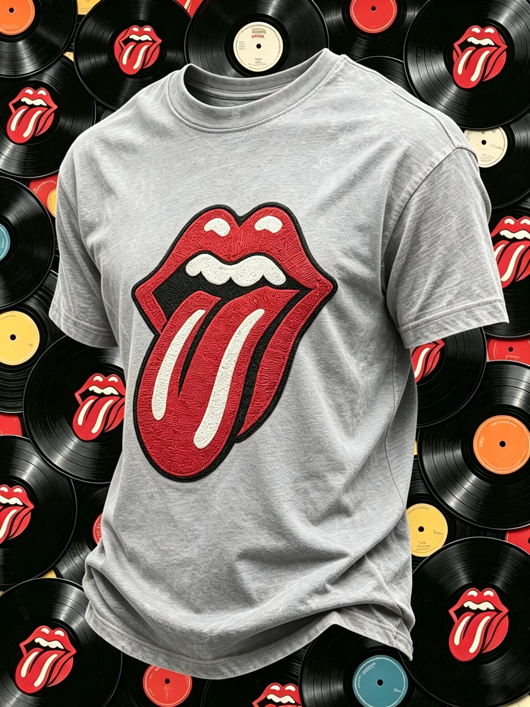 Men's Rock Band Tongue T-Shirt