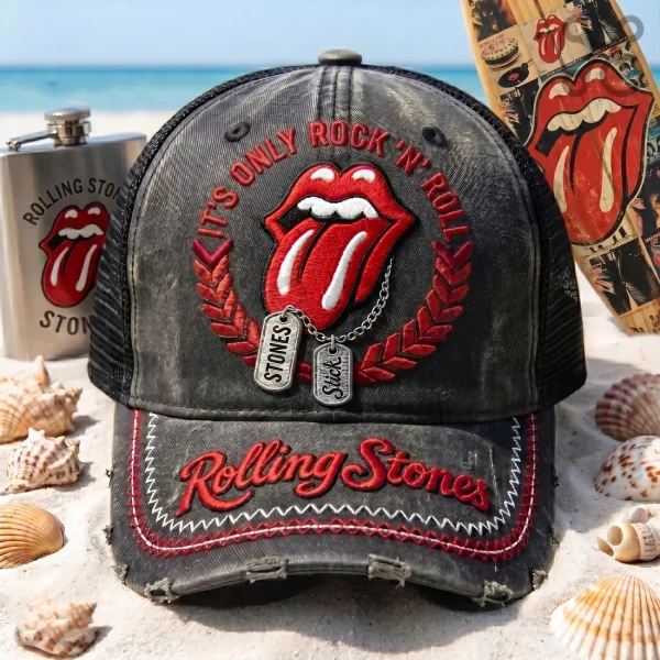 Women's Casual British Rock Band Print Baseball Cap