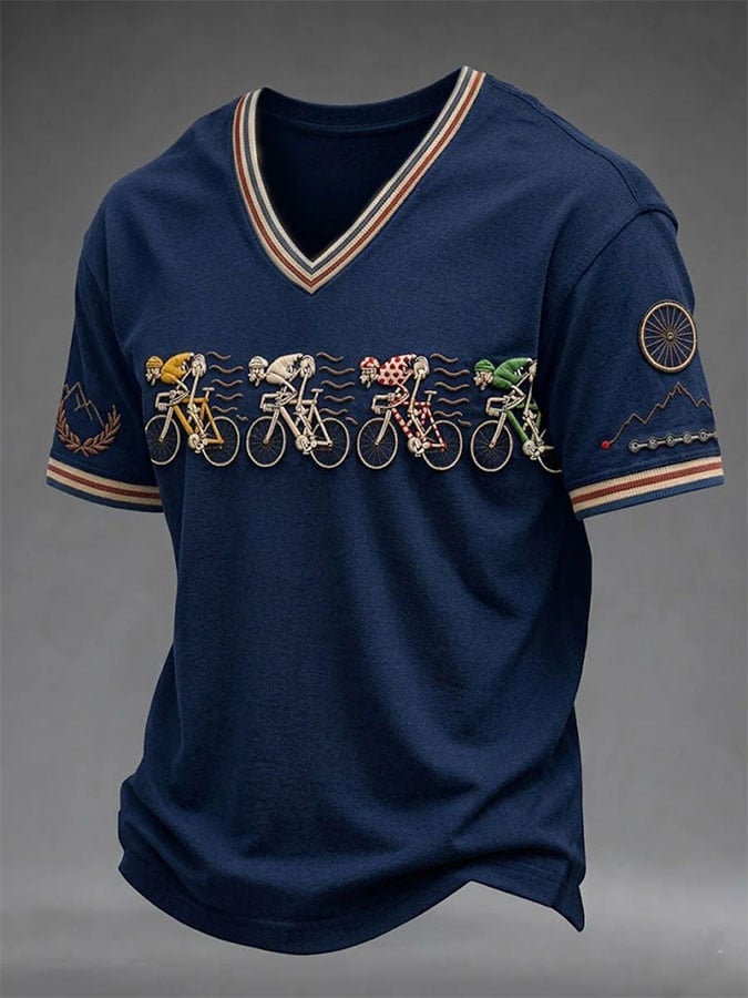 Men's Casual Printed Short-Sleeve T-Shirt