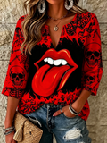Women's Rolling Stones Print Shirt