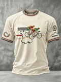 Men's Retro Print Short-Sleeve T-Shirt