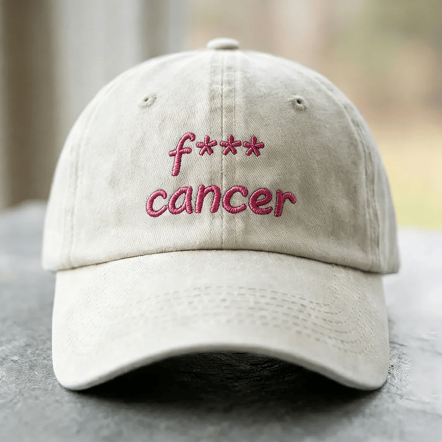 Unisex "F*** Cancer" Breast Cancer Awareness Printed Hat