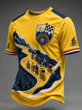 T-shirt décontracté pour homme avec motif Tour de France