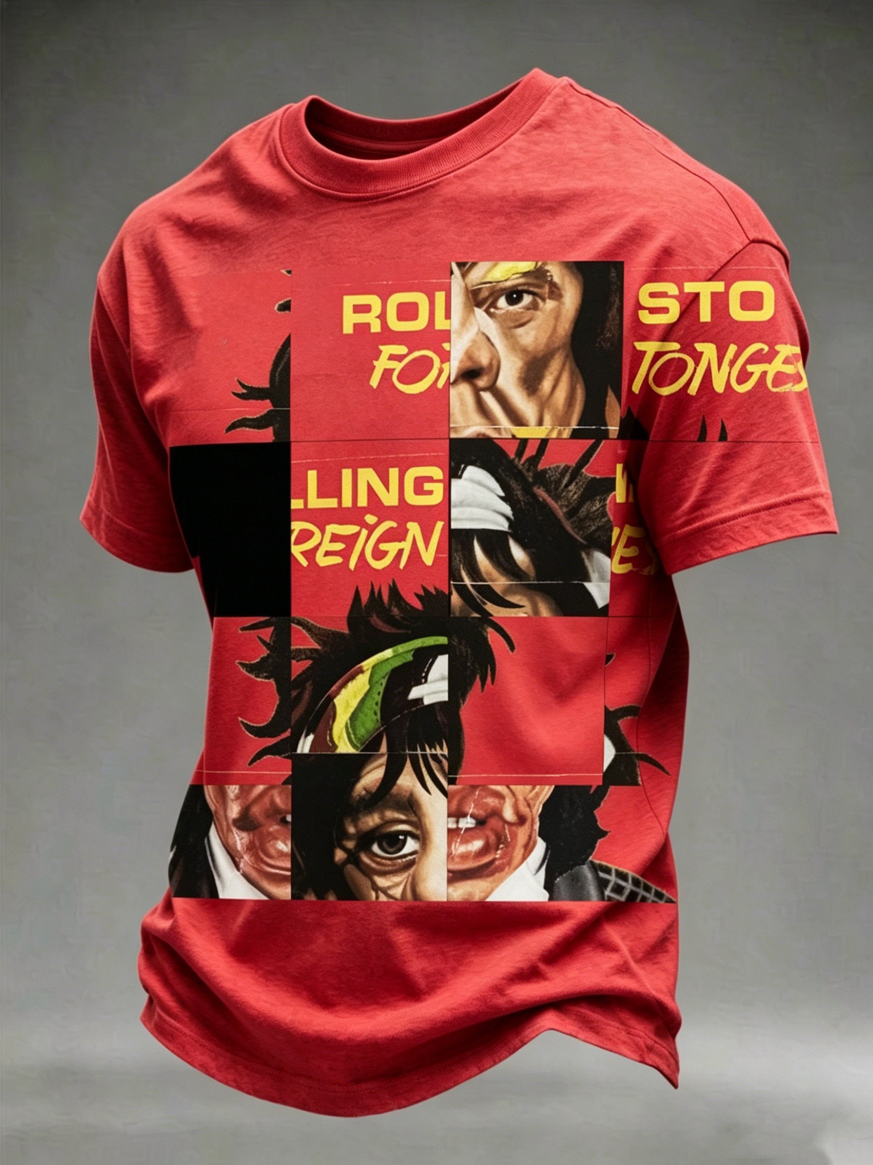 Men's Rock Band Tongue T-Shirt