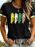 Women's Tour France Print Casual T-Shirt