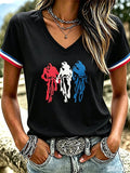Women's Tour de France Print Casual T-Shirt