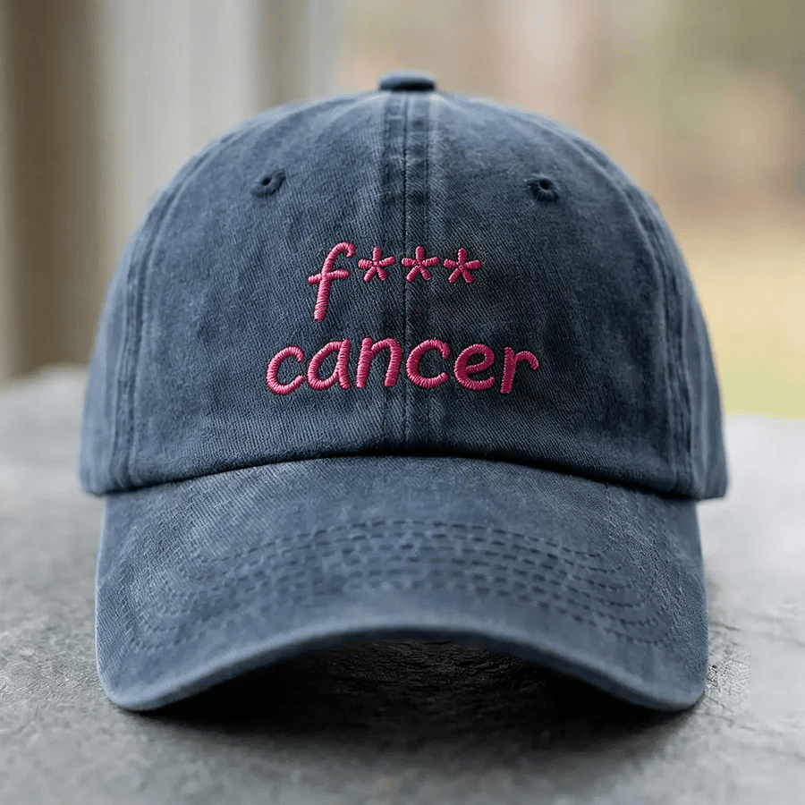 Unisex "F*** Cancer" Breast Cancer Awareness Printed Hat