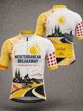 Maillot de cyclisme imprimé Tour de France pour hommes