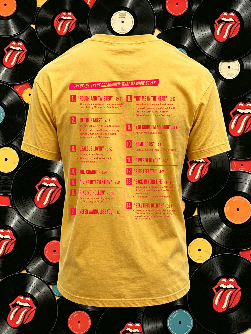 Men's Rock Band Tongue T-Shirt