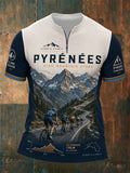 Polo décontracté pour homme avec motif Tour de France