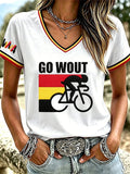Women's Casual Print Short-Sleeve T-Shirt