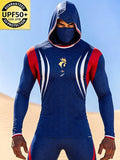 Men's Tour de France Short-Sleeve Hooded Sun-Protection Shirt