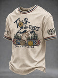 T-shirt décontracté pour homme avec motif Tour de France