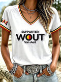 Women's Casual Print Short-Sleeve T-Shirt
