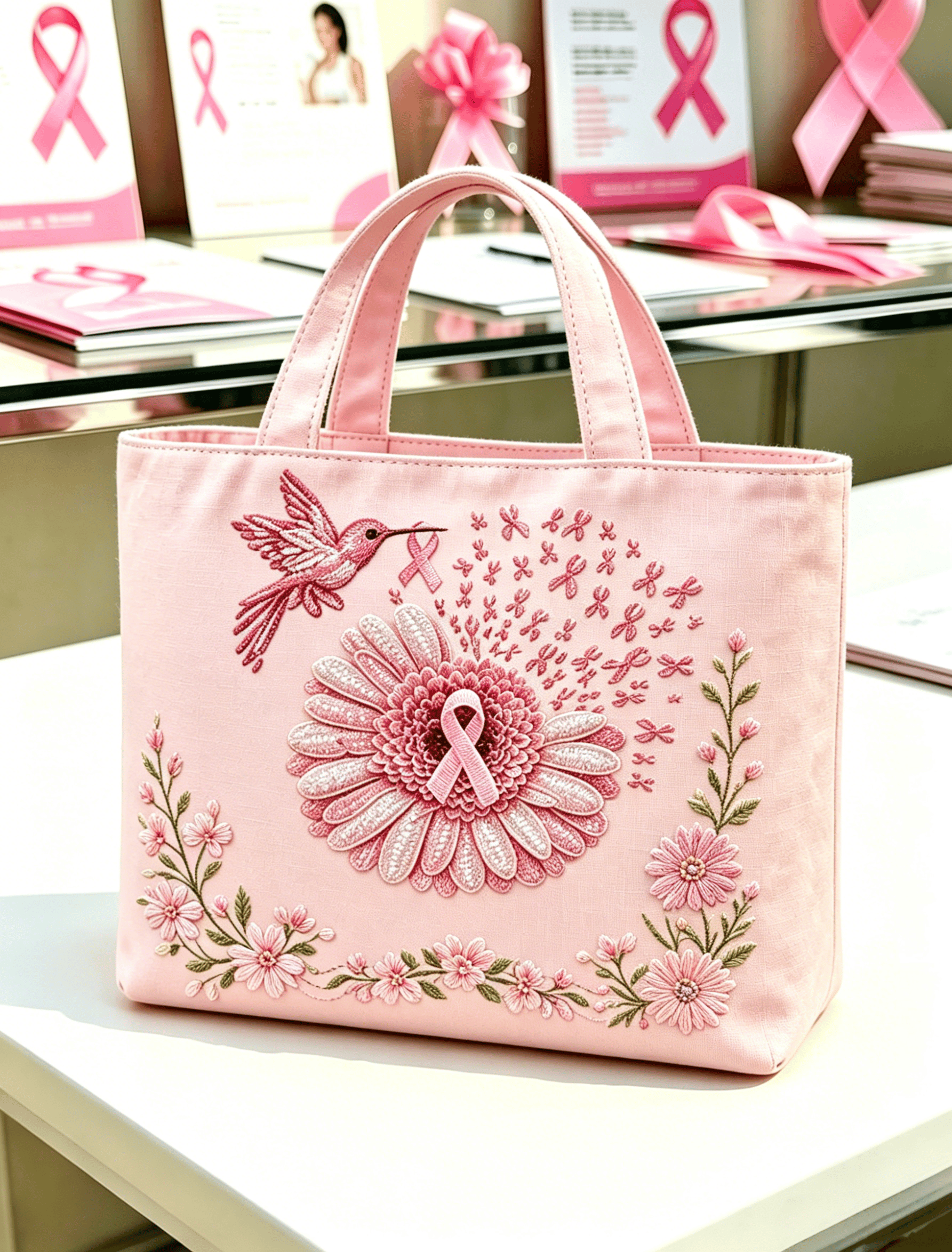 Breast Cancer Awareness Tote Bag