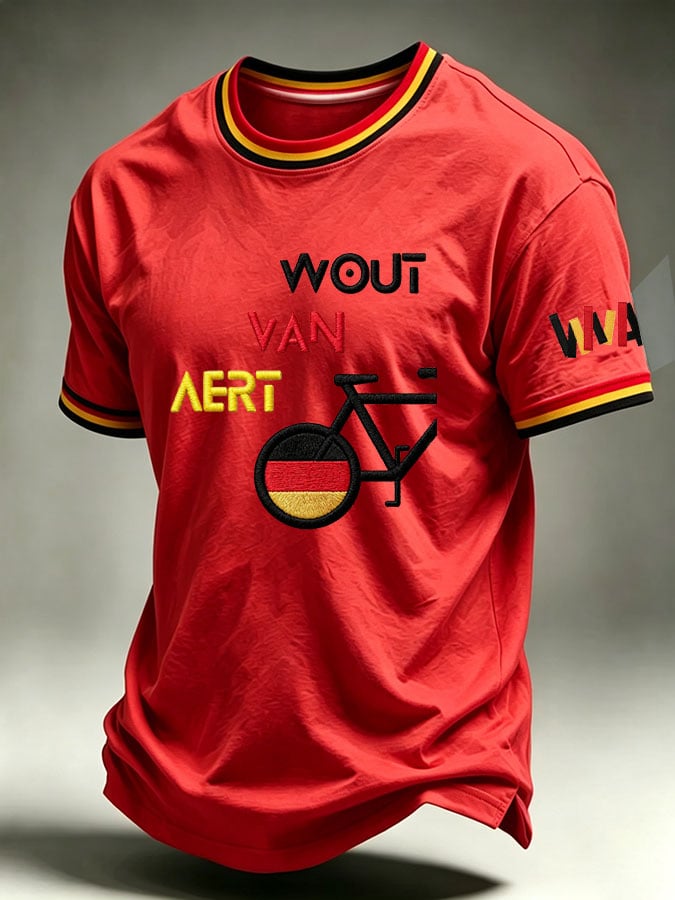 Men's Casual Printed Short-Sleeve T-Shirt
