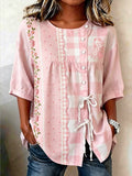 Women's Breast Cancer Awareness Printed Top