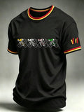 Men's Tour de France Print Casual T-Shirt