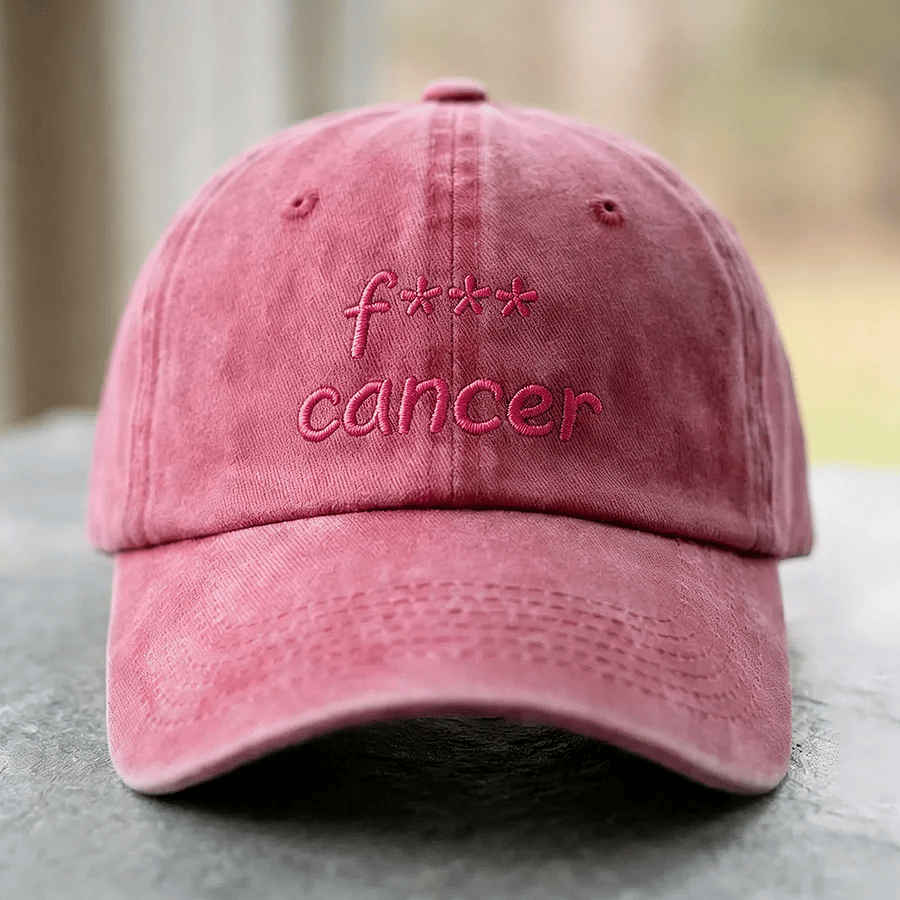 Unisex "F*** Cancer" Breast Cancer Awareness Printed Hat