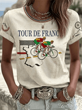 Women's Casual Print Short-Sleeve T-Shirt