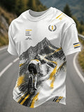 Men's Cycling Printed Casual T-shirt