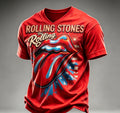 Men's British Rock Band Print Casual T-Shirt（NY）