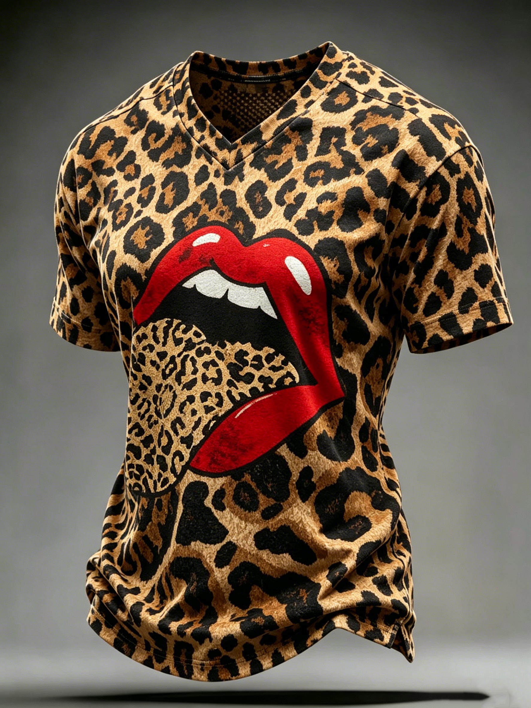 Women's Casual The Rolling Stones Print T-Shirt