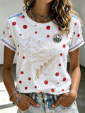 Women's Tour de France Print Casual T-Shirt