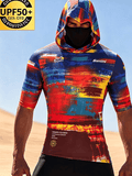 Men's Tour de France Short-Sleeve Hooded Sun-Protection Shirt