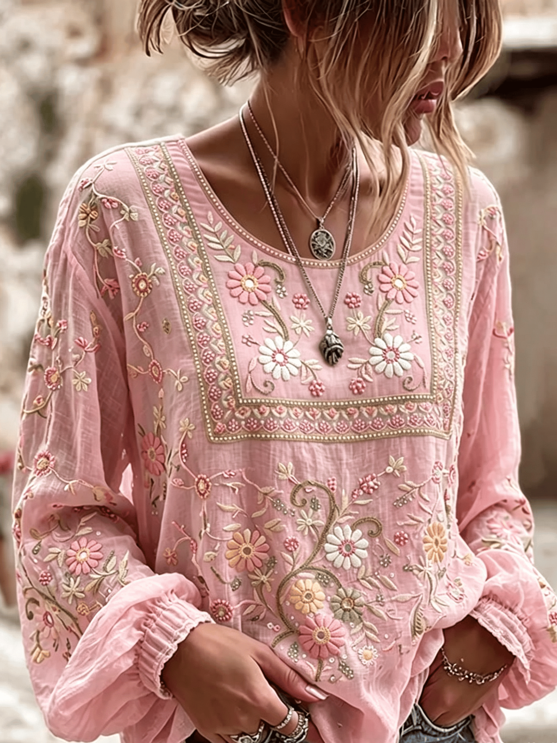 Women's Breast Cancer Print T-shirt