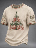 Men's Bicycle Christmas Tree T-shirt