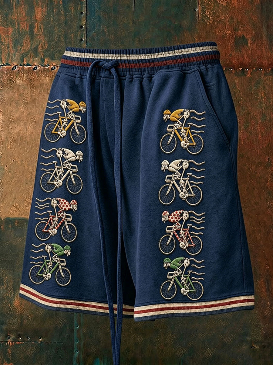 Men's Skeleton Bicycle Shorts
