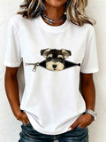 Women's Lovely Miniature Schnauzer T-Shirt